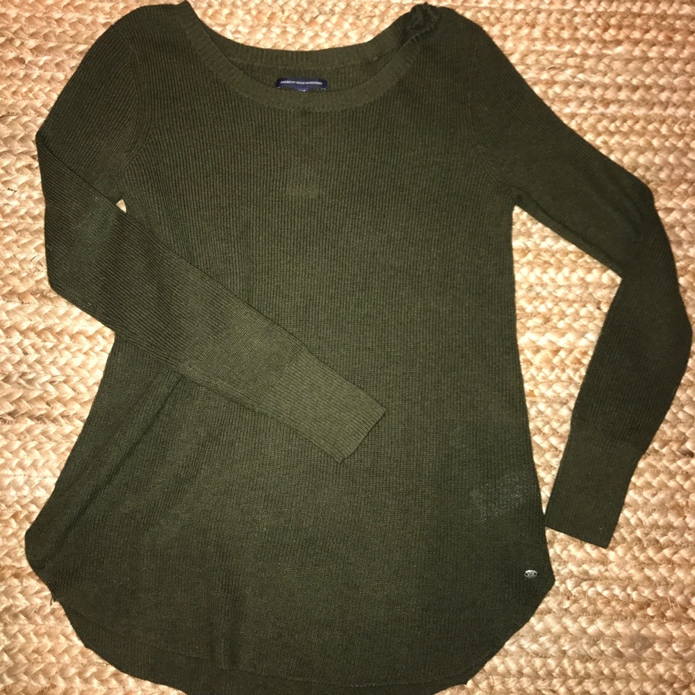 American Eagle Outfitters green sweater